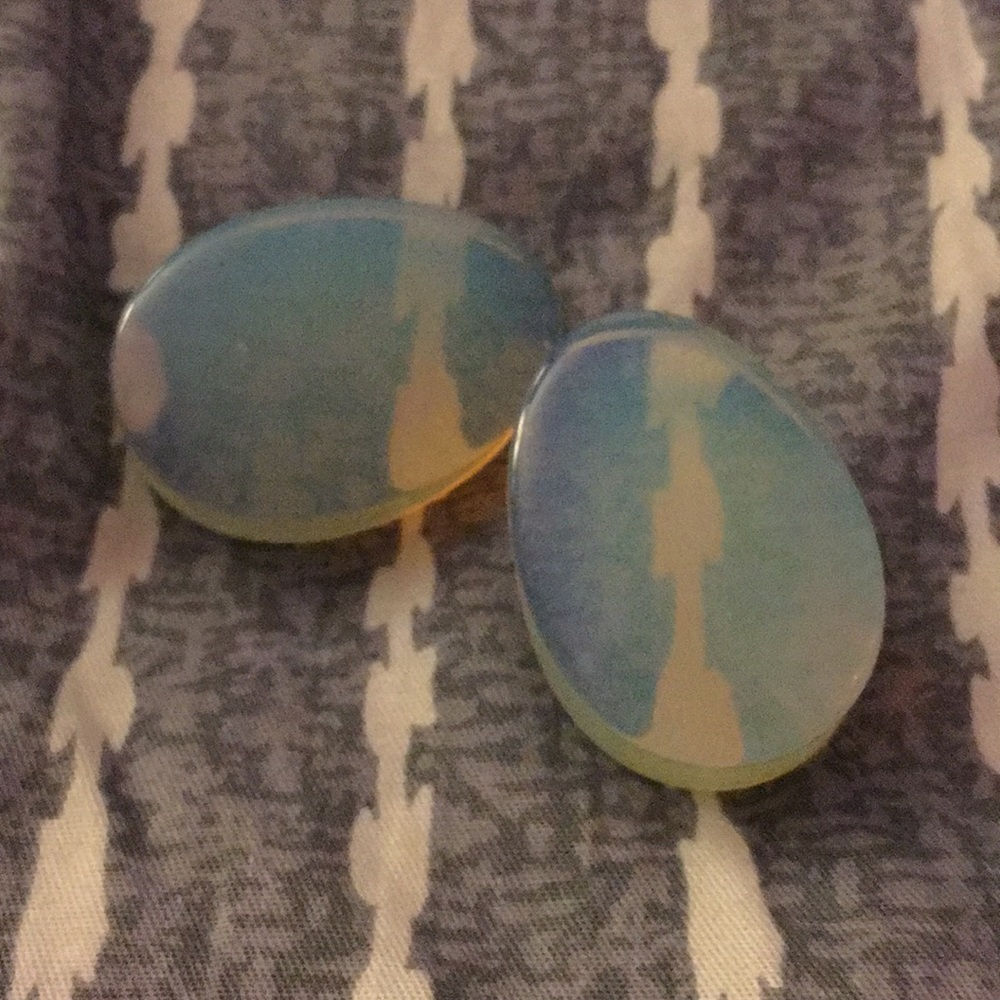 Opalite stone plugs